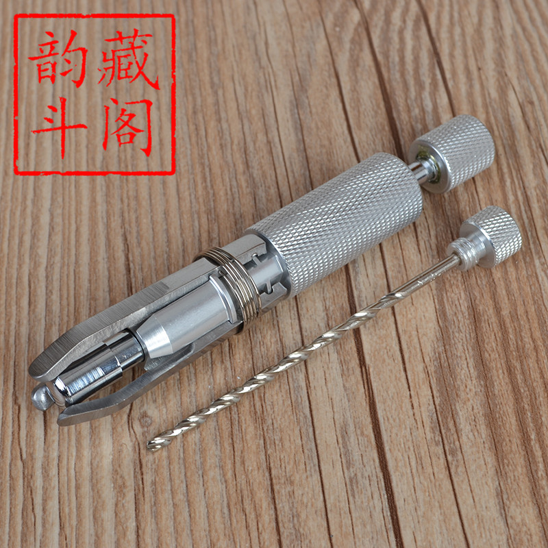 Pipe 6 knives six-edged carbon repairer Stainless steel pipe repairer Pipe pipe reamer Pipe perforator Pipe cleaning tool