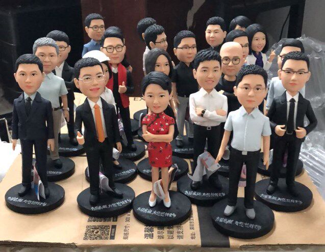 Soft clay doll Mud man Real person custom diy doll Clay doll Photo portrait model custom simulation mud man