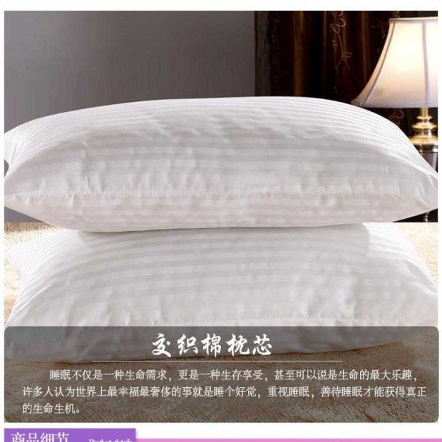 Ưu đãi đặc biệt 1 9,9 nhân dân tệ một đôi gối bông cotton lõi nhung giặt cổ siêu mềm gối cao su non cho người lớn