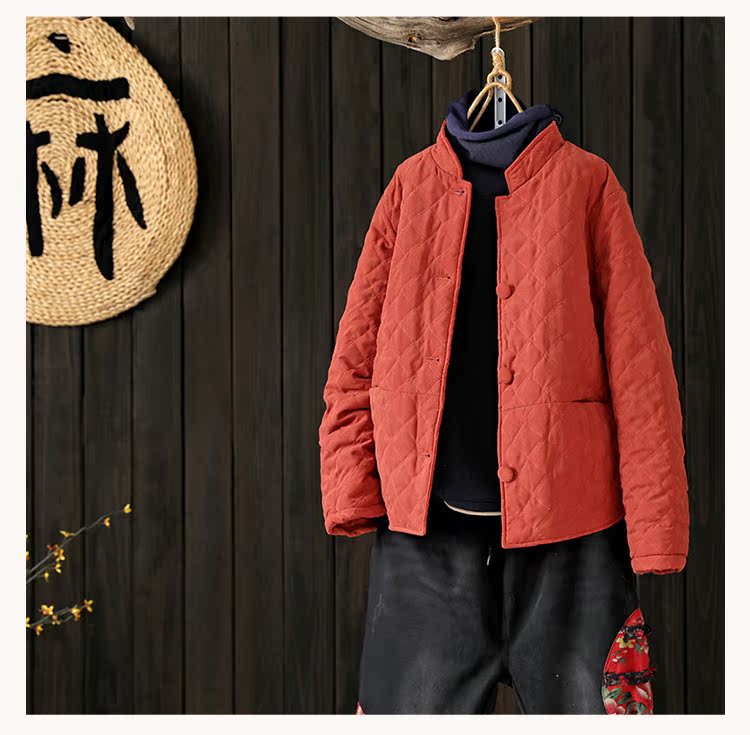 [Kết thúc mùa giải gấp 6,8 lần] Bộ đồ cotton ngắn hình thoi bằng vải bông ngắn áo phao lông vũ uniqlo nữ