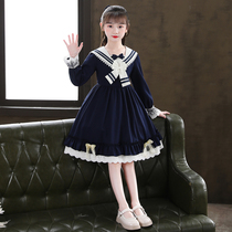 Girls dress autumn girl 2021 new children autumn dress Lolita princess dress early autumn children dress women skirt autumn