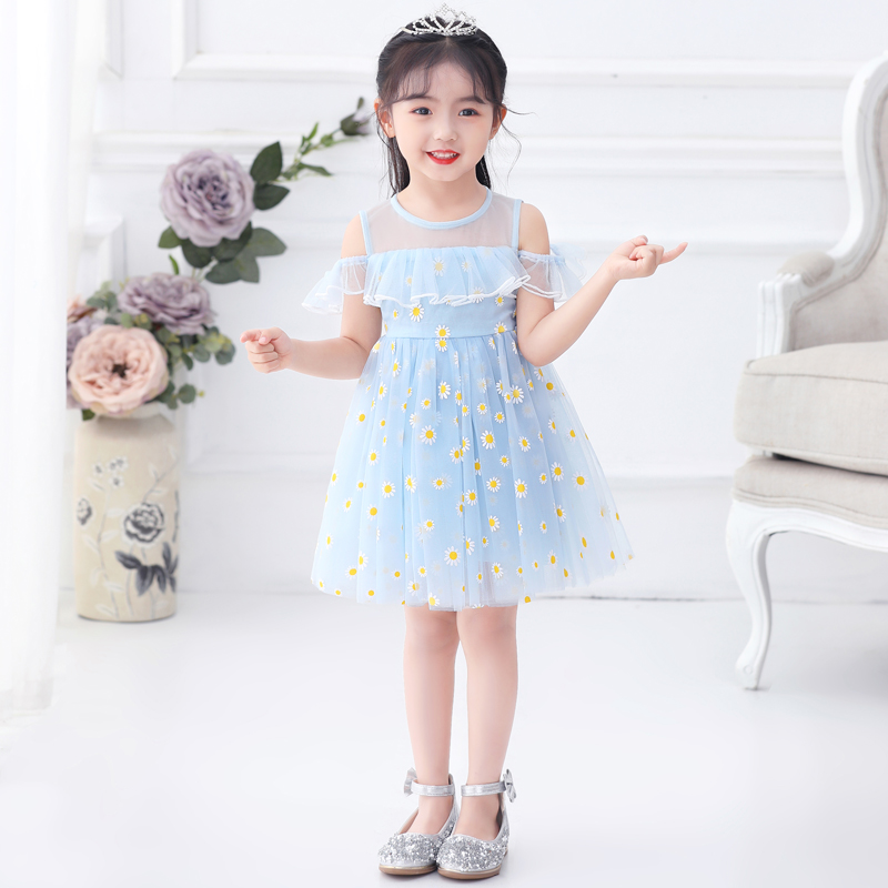 Girls Dress Summer 2020 New Girl Little Daisy Summer Baby Princess Dress Children Dress for Children