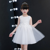 Girls princess dress Summer little girl super western style skirt New childrens dress dress puffy yarn skirt spring and Autumn