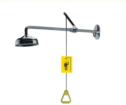 High quality 304 stainless steel hanging emergency shower factory laboratory emergency shower device Benshang