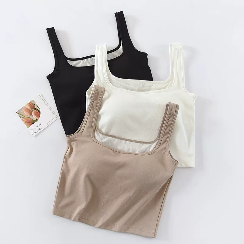 Black brace, tank top, tube top, push up bra, cute underwear, for small vest