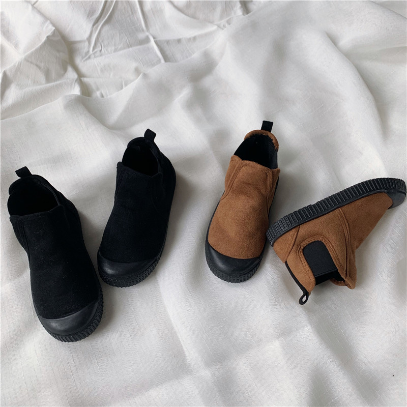 Children's mother boy girl gush short boots children Korean version cotton shoes children boots tide 100 hitch boots winter clothing