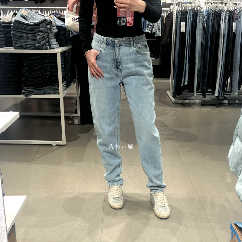 Spring New Lee High-Waisted Loose Tapered 411 Denim Women's Pants Lwb100411205167-A06425