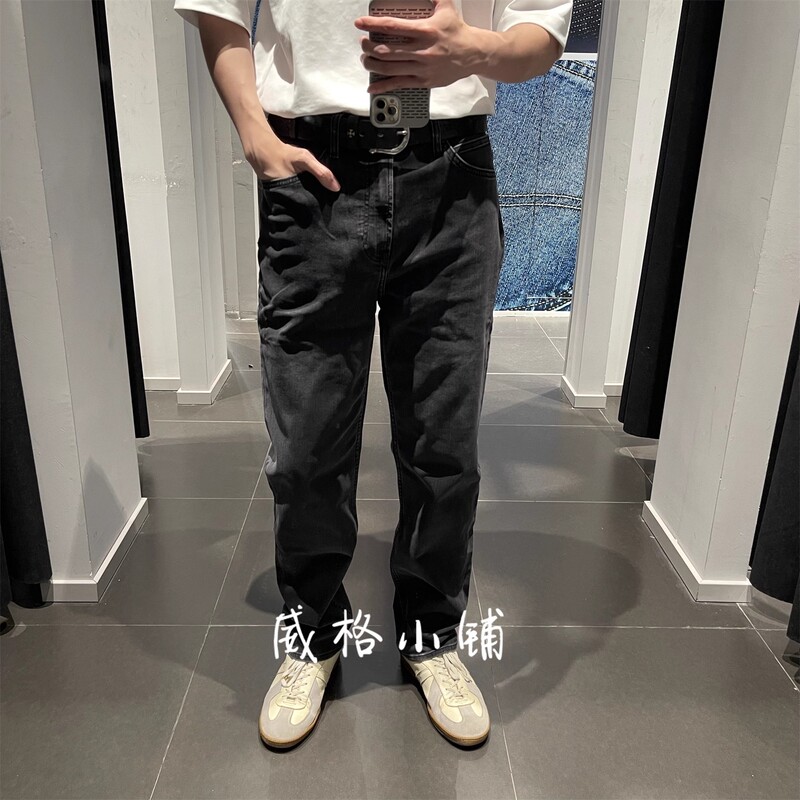 New Lee 753 Loose Straight-Leg Gray Denim Men's Pants for Autumn Lmb2467534Th00F-A04668