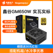 Xingu GM650W 850W power gold medal full module computer desktop host water-cooled chassis power supply 600W