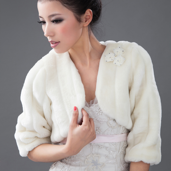 Liyuan imitation cashmere shawl Autumn and winter host annual meeting Cheongsam jacket Bridesmaid dress Wedding shawl warm variety