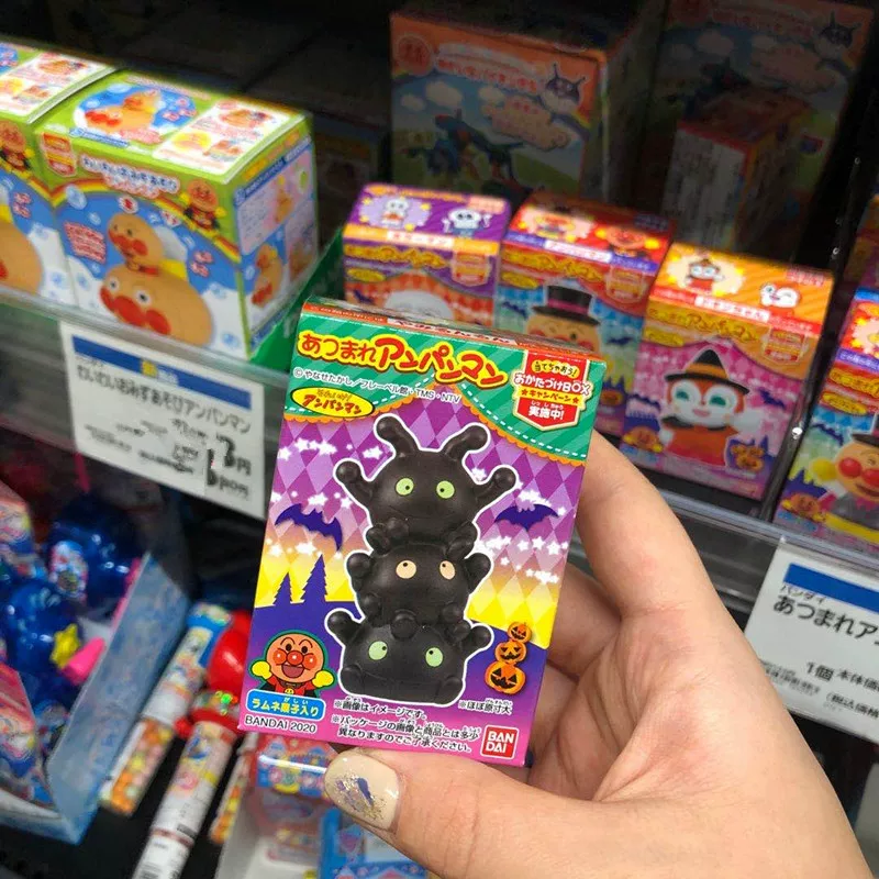 Bandai, японская милая кукла, пальчиковая кукла, набор, игрушка, Анпанмен, хэллоуин