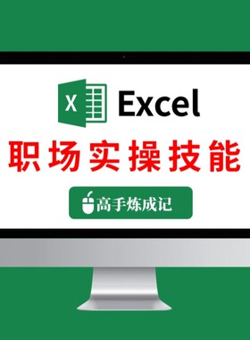 Excel职场实操技能课程办公文员电子表格制作基础到提高