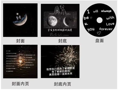 CD -индивидуальные автомобильные альбом CD -диск.