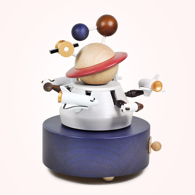 Jeancard Space Flight Music Box Eight soundboxes Little Prince Series Boy Gift Monaco Children's Gift 