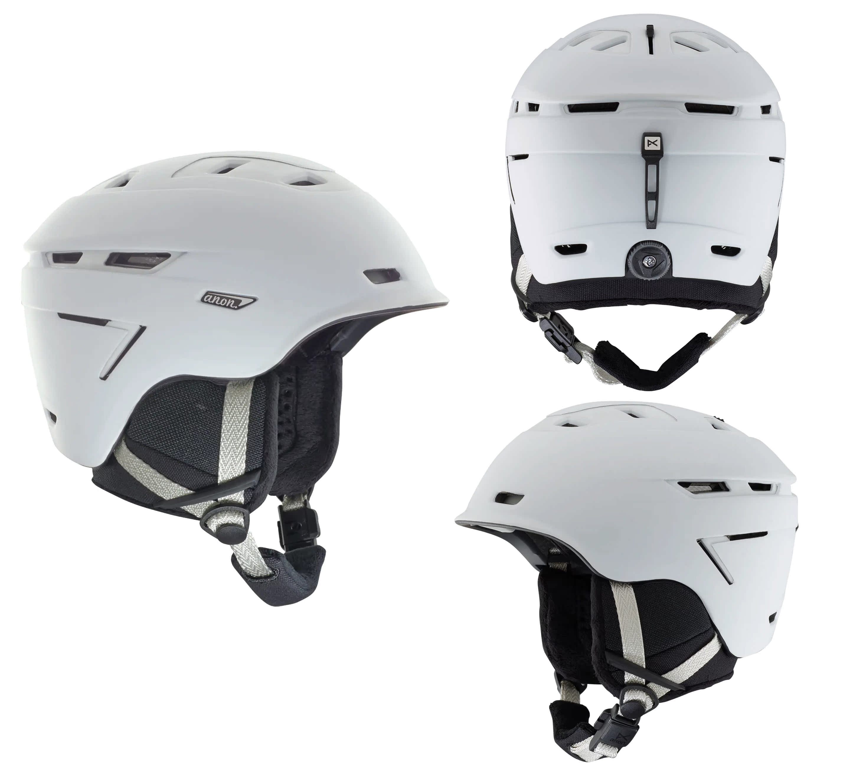 (skiing nameplate) Burton's Anon Omega, a single double board ski safety helmet super light and anti-fall