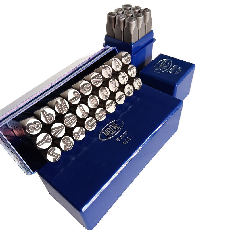 Steel printed digital English lettering die orthotypic steel printed steel number steel letters