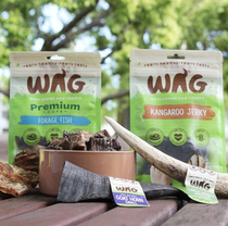 Golden Mao Qibao Home Australia imported pet dog cat snacks WAG goat sardine dried meat training temporary training