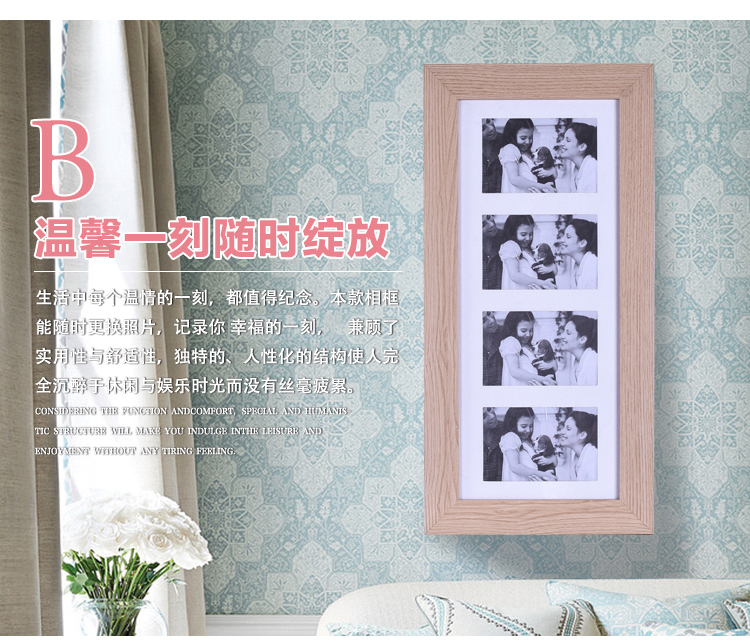 Châu Âu treo tường khung hình treo tường gương phòng ngủ ký túc xá trang sức lưu trữ tủ dán tường treo tủ lưu trữ sáng tạo gương - Gương gương nhà tắm