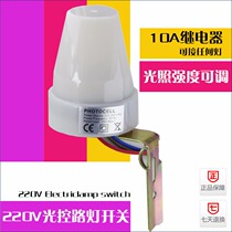 220V light-control switch street light automatic evening bright and rain-proof outdoor high-power bright dress adjustable sensor module