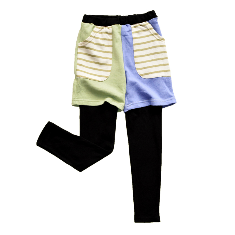 New Children Pants Small Feet Foreign Trade Neutral Spring Autumn Inner Lap Pants High Waist Long Pants Boy Running Men's Pants Black