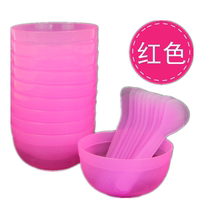 Beauty salon mask special mask bowl spoon homemade film bowl large plastic cosmetics spa tools