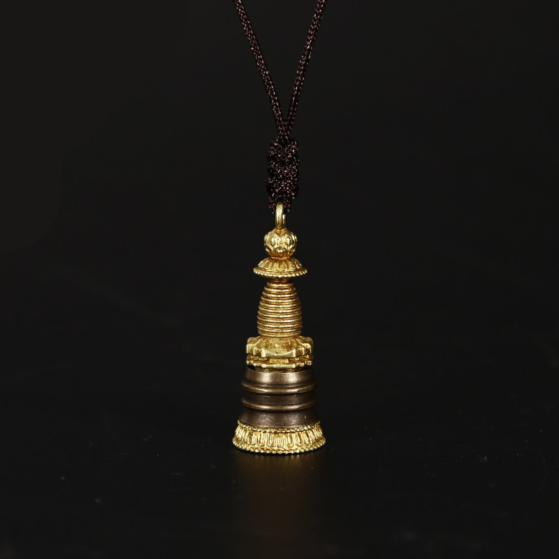 Hidden Mifang Folk Supplies 90 Bronze Karmang Karma Box Karma Taheri Box Buddha Pearl Accessories Pendant Gau Box