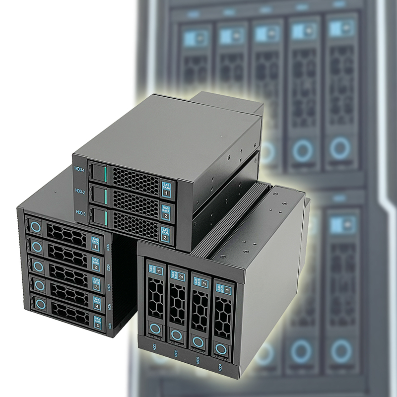 Daohe Zhenlong Hard Drive Cage Three-Bay Optical Drive Hot-Swappable Hard Drive Module with Backplane Chassis Expansion 5-Bay Sas