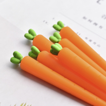 Korea Carrot gel pen water pen student stationery wholesale cute creative black 0 5mm writing