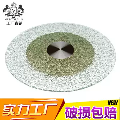Factory direct recommended hotel hot melt process table glass turntable household high-end round table turntable steel bearings
