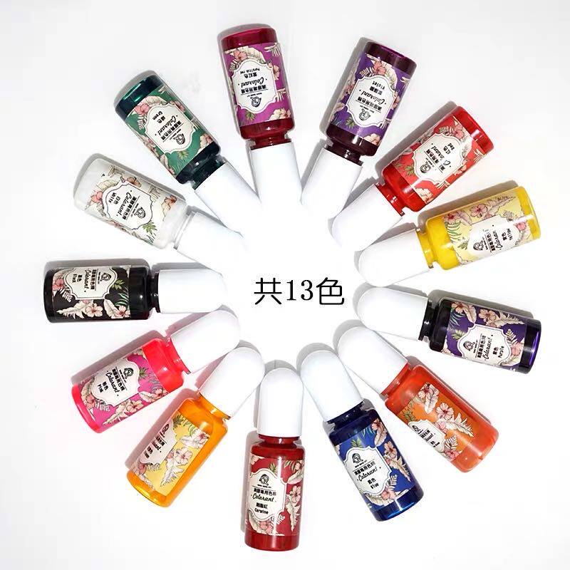 Shanghai Jiadai hand-made transparent color essence odorless taste color essence special color essence environmental protection drop glue UV glue color essence