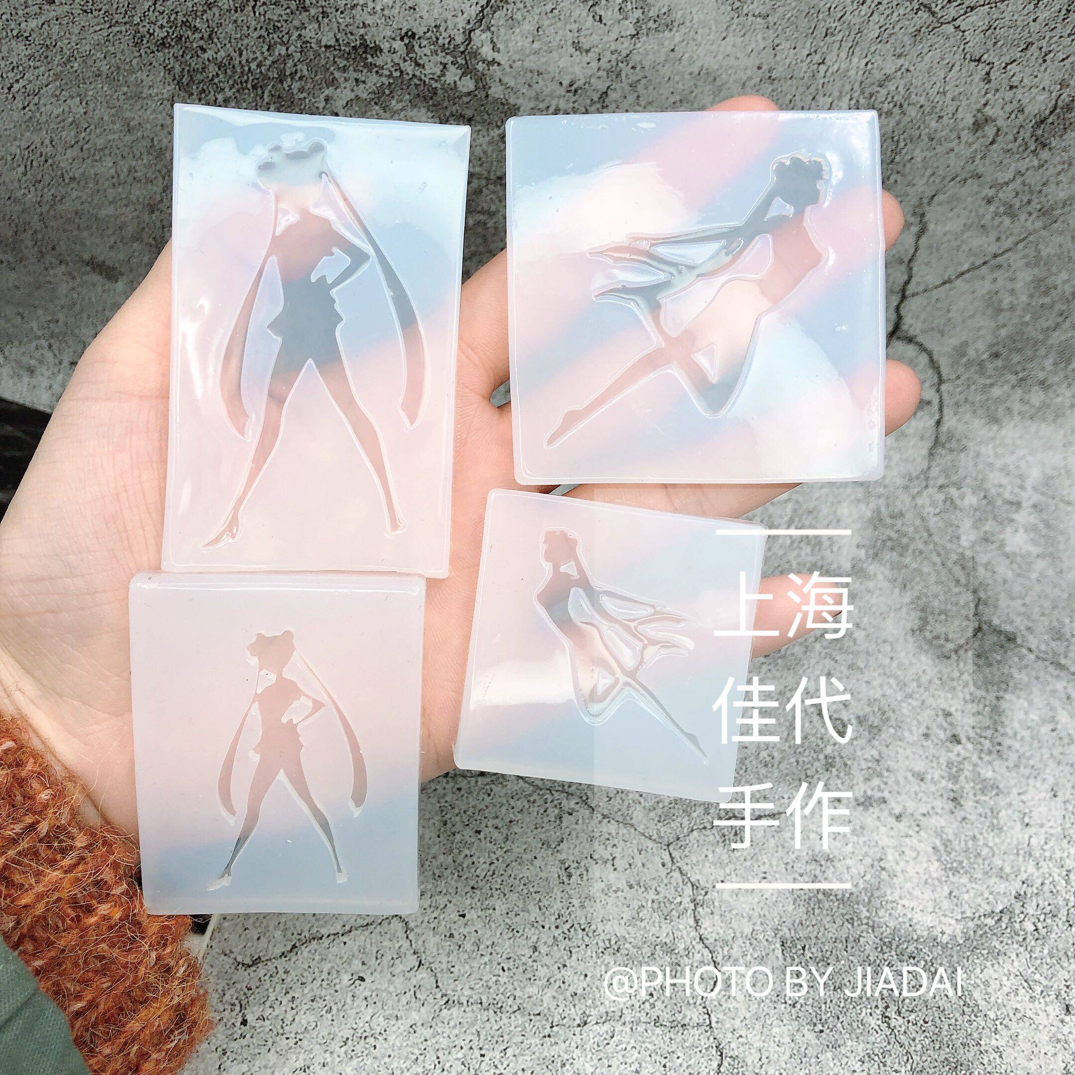 Shanghai Jiadeite hand made with beautiful and less female warrior mold mirror moulds handmade moulds rough mind and discrepé 