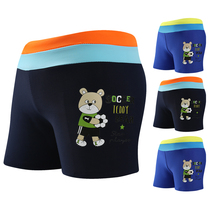 New Swimsuit Pants Children Boy Flat Corner Comfort Loose Speed Dry Cartoon Printed Teenagers Beach Holiday Swimming Pants