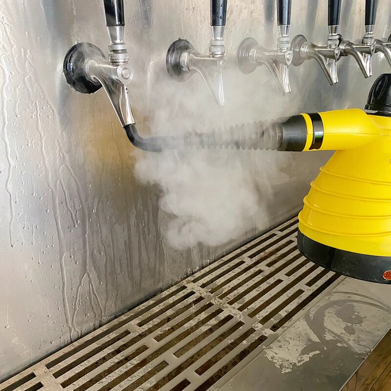 Draft Beer Machine Beer Tap Head High-Temperature Steam Cleaning Pot Cleaning Machine High-Temperature Oil Smoke Removal Disinfection Descaling