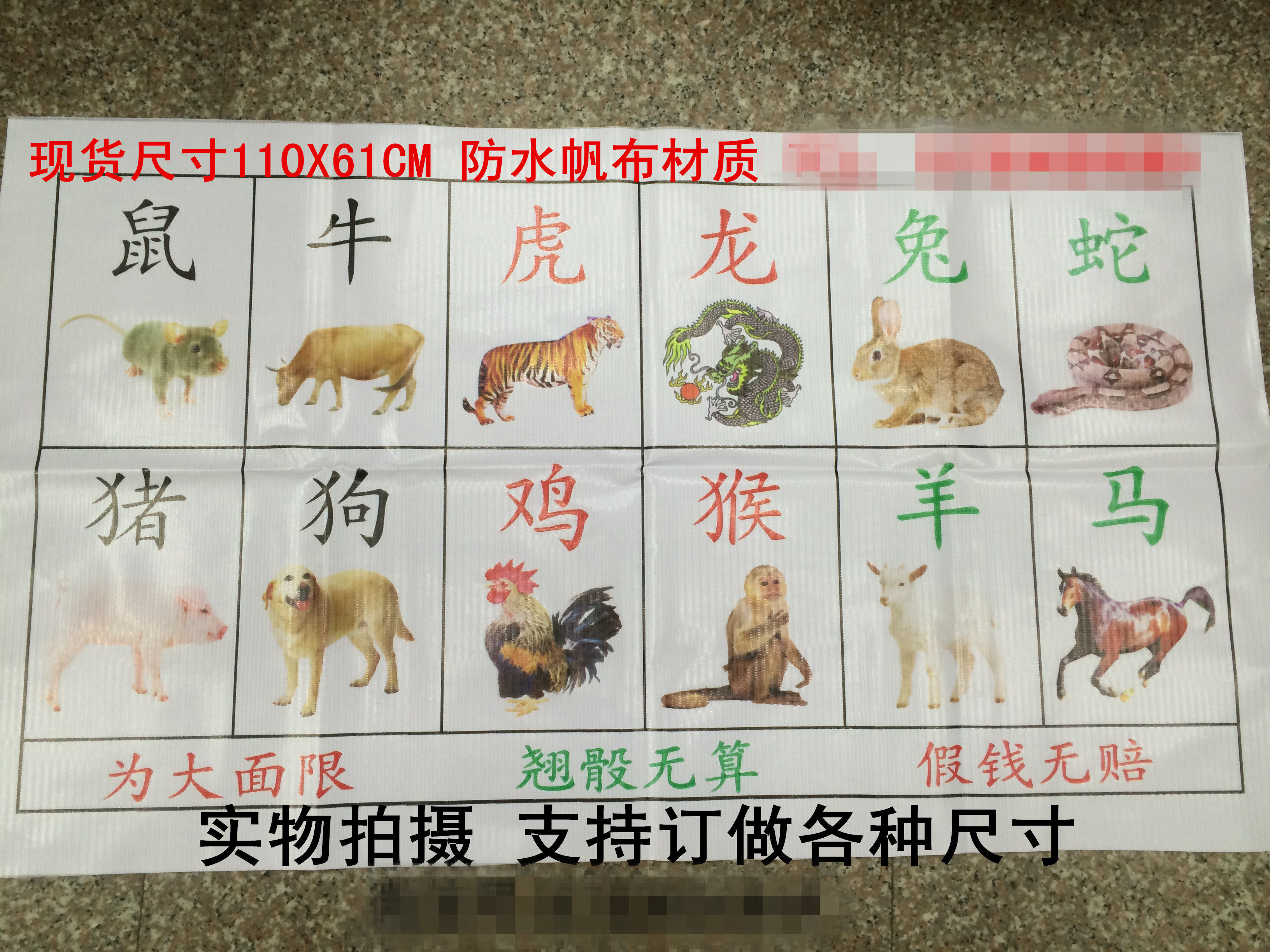 XII Zodiac Dice 12 zodiac shaw son sieve, bao son, shade son, shade son