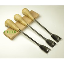 Woodworking flat shovel knife T der steel chisel tool inner blade semicircular straight shovel knife TD-DN2