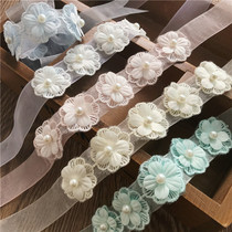 Original Small Fresh Lace Flowers Wrist Flower Wedding Bridal Bridesmaid Group Hand Accessories Wristband Wu Tao Performance Arm Decoration