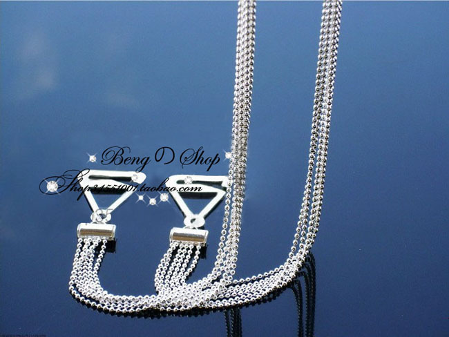 Cửa hàng ● Dây đeo kim loại tuyệt đẹp có dây đeo ● dây màu đen bạc các mẫu dây áo lót 
