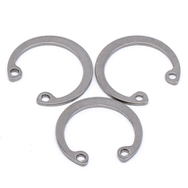 Elastic retaining ring for 304 stainless steel hole with elastic retaining ring C- type circlip GB893 buckle-8 ---family 200