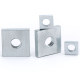 Square nut square nut square nut square nut 304 stainless steel carbon steel zinc ສີຂາວ M3M4M5M6M8