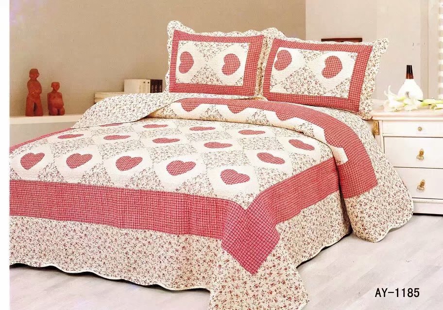 Khăn trải giường bằng vải cotton ba mảnh trải giường Hàn Quốc trải giường