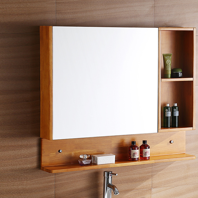 Bathroom mirror cabinet Oak bathroom mirror Bathroom cabinet locker