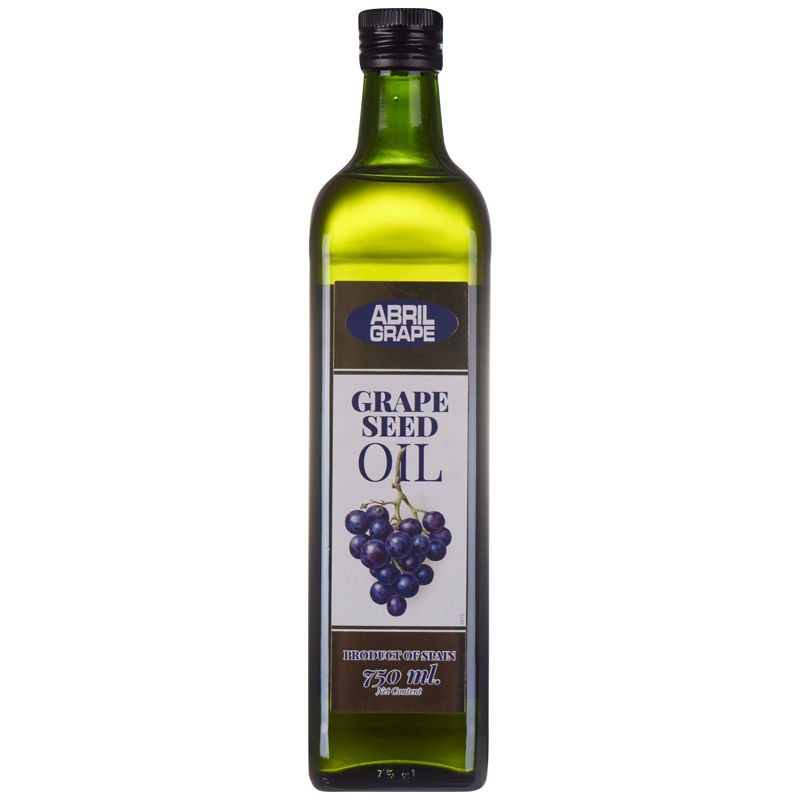 21.January production Spain imported ABRIL pressed grape seed oil 750ml edible oil