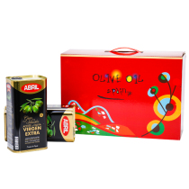(21 4)Spain original bottle imported ABRIL ABRIL extra virgin olive oil 1L*2 colorful gift box