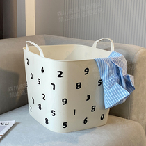 Samgawa digital hands collection basket Snoopy large capacity baby clothing toy plastic household storage basket