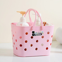 Hollow Large Basket Bathroom Bathroom Handheld Bathroom Rack Accessories Basket Living Room Kitchen Bedroom Storage Box