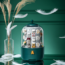 Jewelry Accessories Box Plastic Hanging Earring Accessories Frame Rotating Showcase Ring Needle Jewelry Box