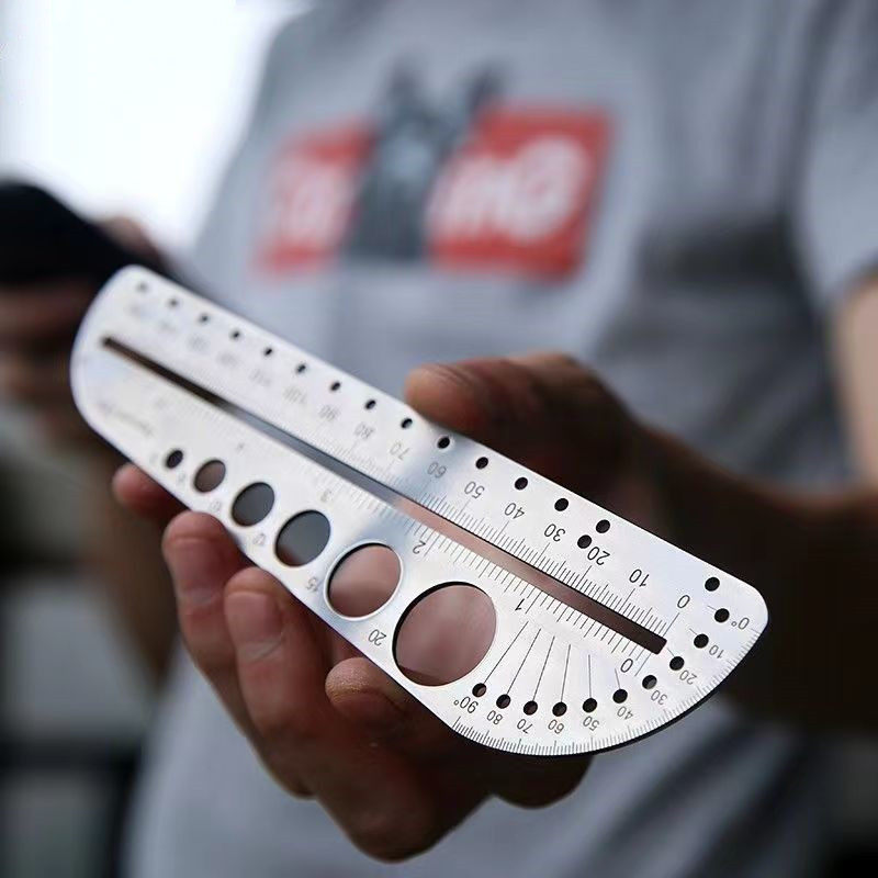 EDC Tactical Ring of large medium and medium titanium alloy TC 4 artificial round scale angle diameter