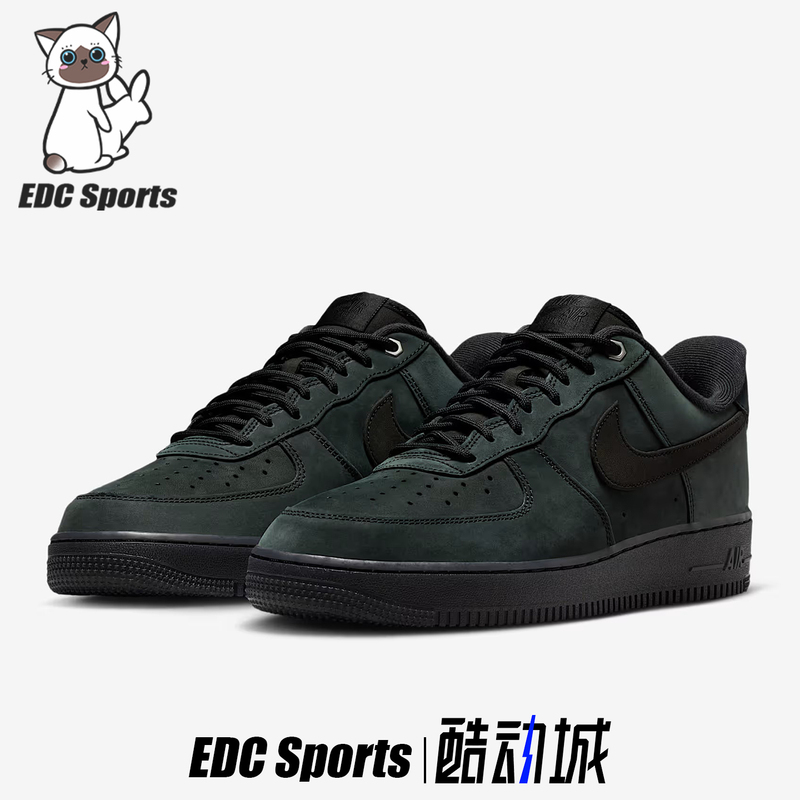 Nike Af1 Air Force One Suede Black Warrior Men's Low-Top Air Force Sneakers Cj9179-001 Nike Af1 Air Force One Suede Black Warrior Men's Low-Top Air Force Sneakers Cj9179-001