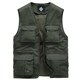 JEEP Jeep men's multi-pocket outdoor leisure photography vest thin section tooling vest reporter vest male vest