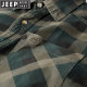 ເສື້ອຍືດແຂນສັ້ນ JEEP Jeep ຜູ້ຊາຍ summer plaid ເສື້ອວ່າງຂະຫນາດໃຫຍ່ຜູ້ຊາຍ summer ຝ້າຍບໍລິສຸດເຄິ່ງແຂນເສື້ອ